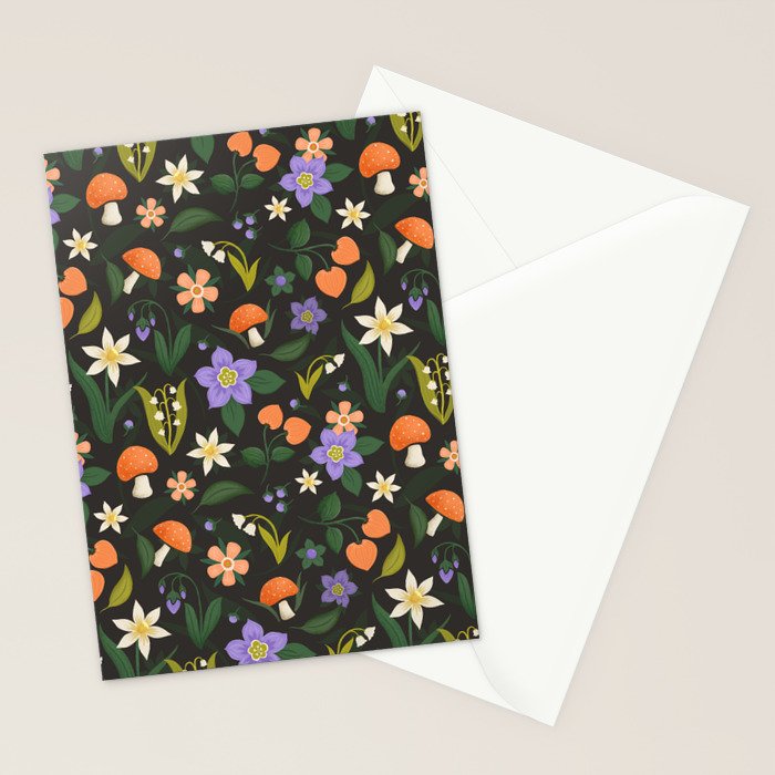 Woodland Wildflowers Stationery Card Gallery Image 2