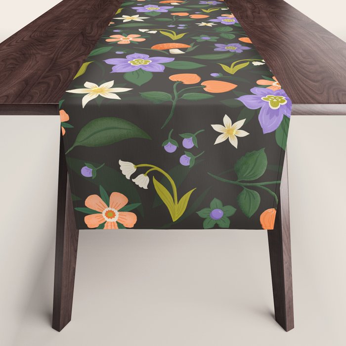 Woodland Wildflowers Table Runner Gallery Image 1