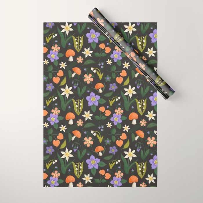 Woodland Wildflowers Wrapping Paper Gallery Image 1