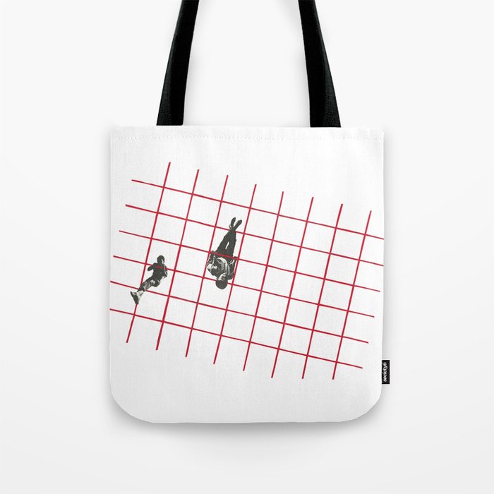 On the Grid Tote Bag Gallery Image 1