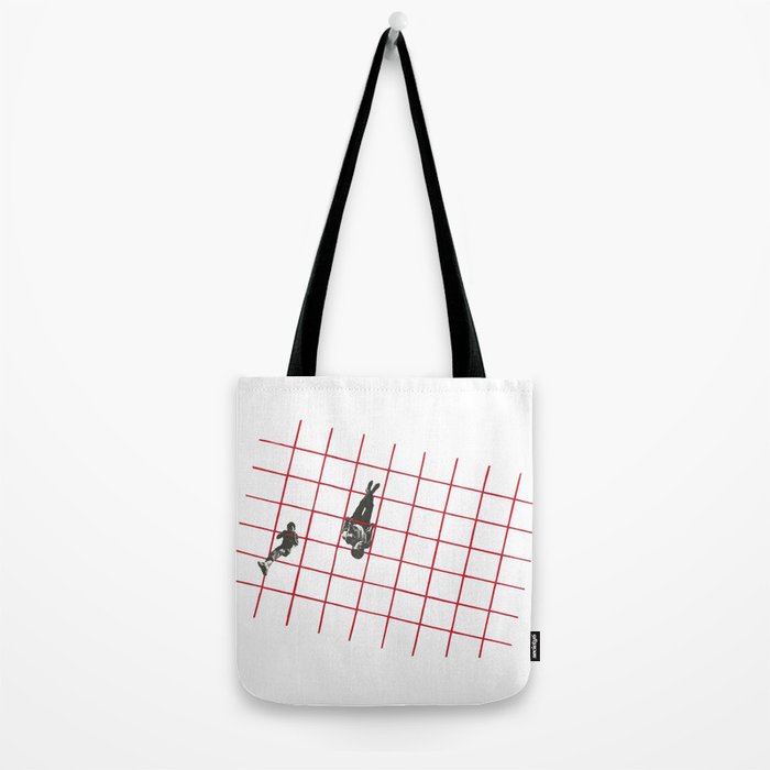 On the Grid Tote Bag Gallery Image 2