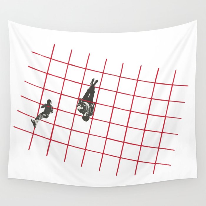 On the Grid Wall Tapestry Gallery Image 1