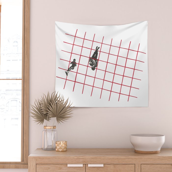 On the Grid Wall Tapestry Gallery Image 2