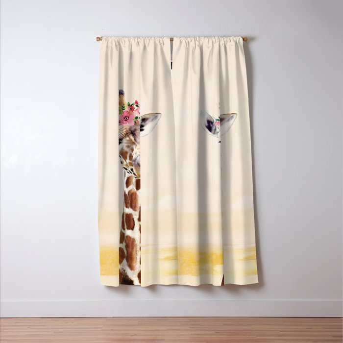 Giraffe Window Curtain Gallery Image 3
