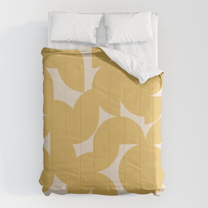 Contemporary Geometric Shapes - Orange Comforter Gallery Image 1