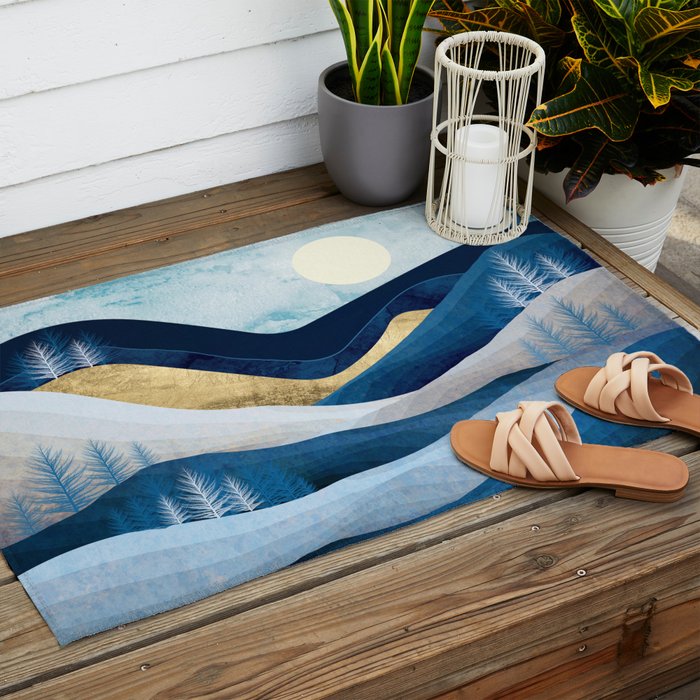 Moonlit Hills Outdoor Rug Gallery Image 2