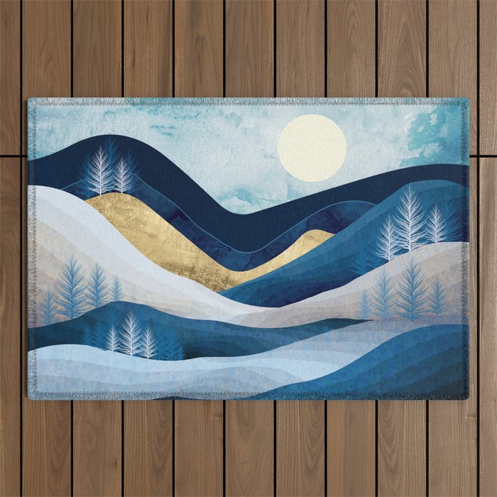 Moonlit Hills Outdoor Rug Gallery Image 1