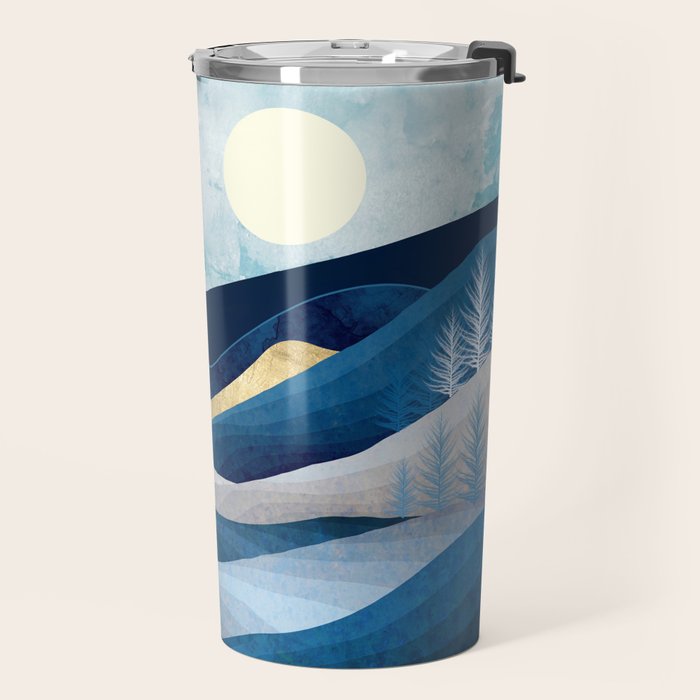 Moonlit Hills Travel Mug Gallery Image 2