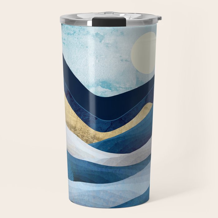 Moonlit Hills Travel Mug Gallery Image 1