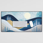 Moonlit Hills Desk Mat Gallery Image 1