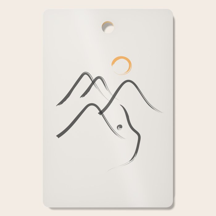 Cat Landscape 99 Cutting Board Gallery Image 1
