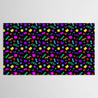 Fun colorful abstract organic shape art pattern Tablecloth Gallery Image 2