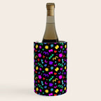 Fun colorful abstract organic shape art pattern Wine Chiller Gallery Image 2