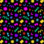 Fun colorful abstract organic shape art pattern Coffee Mug Gallery Image 2