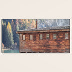 Autumn Serenity at Lake Braies Dolomites Italy Travel Photography Desk Mat Gallery Image 3