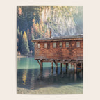 Autumn Serenity at Lake Braies Dolomites Italy Travel Photography Poster Gallery Image 4