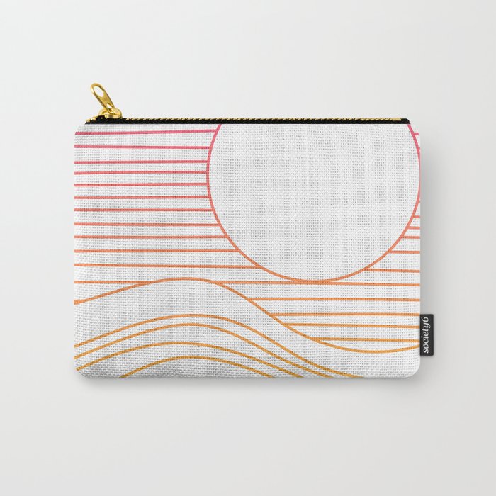 Retro Landscape 04A Carry All Pouch Gallery Image 1