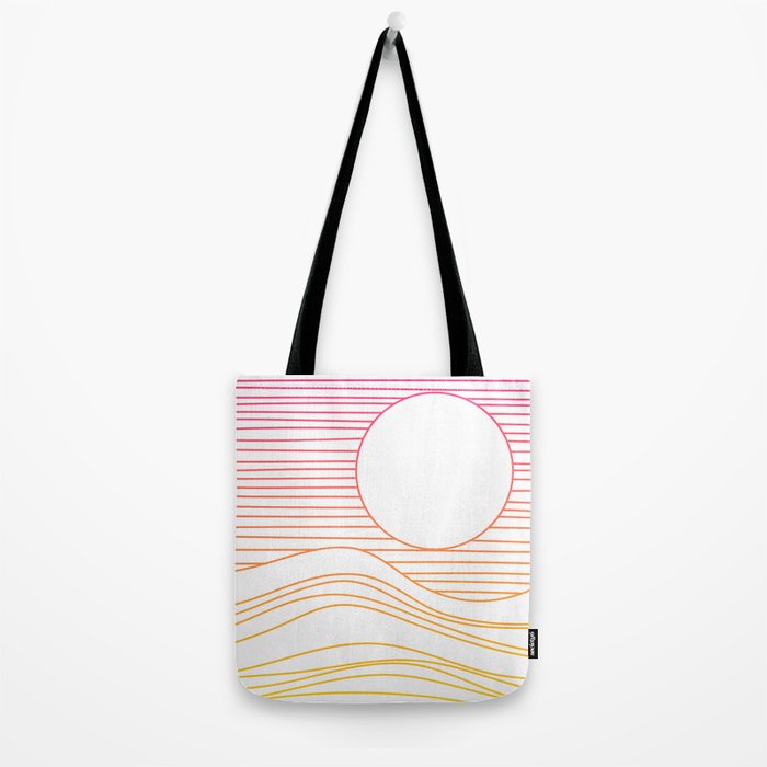 Retro Landscape 04A Tote Bag Gallery Image 2
