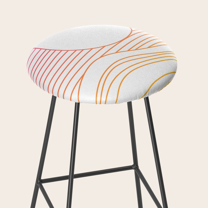 Retro Landscape 04A Stool Gallery Image 2