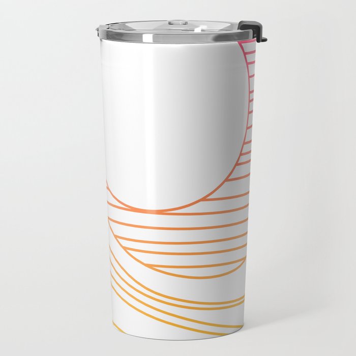 Retro Landscape 04A Travel Mug Gallery Image 2