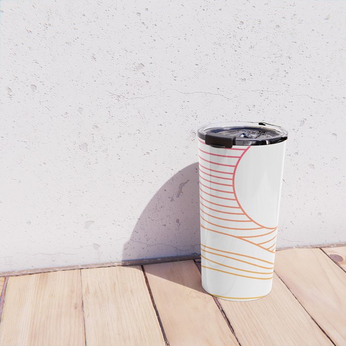 Retro Landscape 04A Travel Mug Gallery Image 4