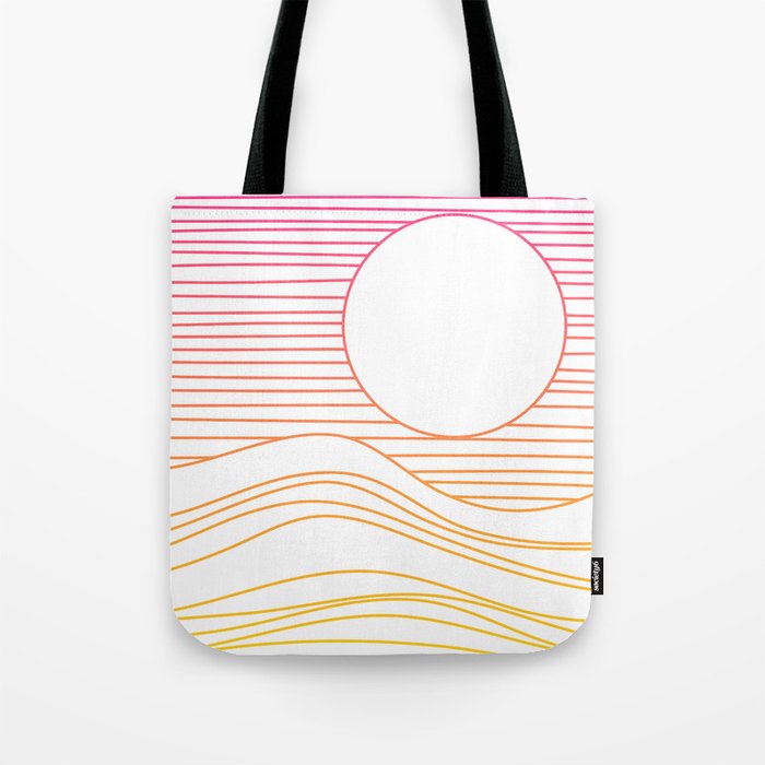 Retro Landscape 04A Tote Bag Gallery Image 1