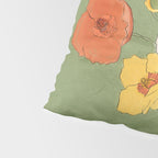 Field Wildflowers Verde Pillow Sham Gallery Image 4