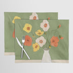 Field Wildflowers Verde Placemat Gallery Image 1