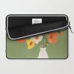 Field Wildflowers Verde Laptop Sleeve Gallery Image 2