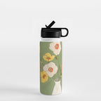 Field Wildflowers Verde Water Bottle Gallery Image 1