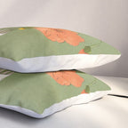 Field Wildflowers Verde Pillow Sham Gallery Image 3