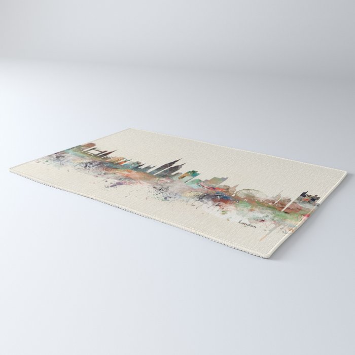 london england skyline Rug Gallery Image 3