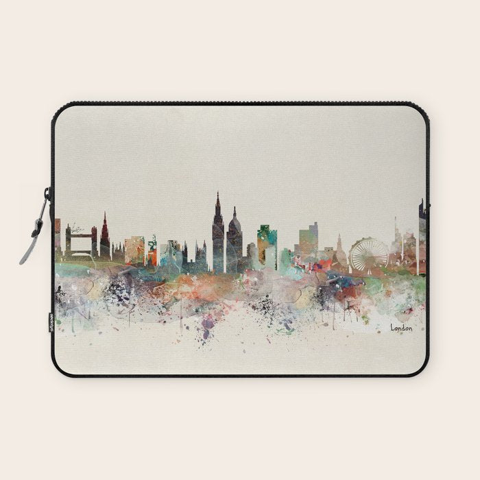 london england skyline Laptop Sleeve Gallery Image 1