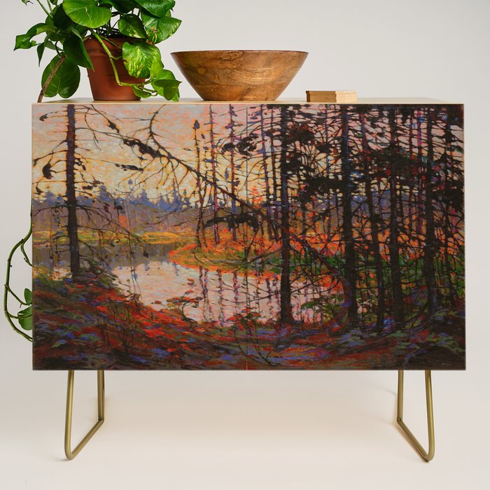 Tom Thomson Northern River 1915 Canadian Landscape Artist Credenza Gallery Image 1