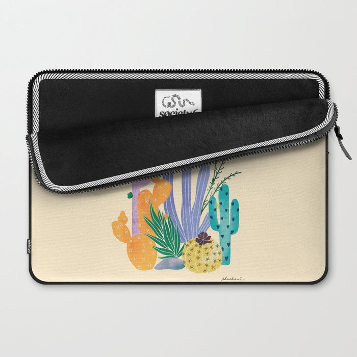 Cactus Blooms Laptop Sleeve Gallery Image 2