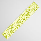 Abstract Ink Blot Strata Pattern in Wasabi Green Table Runner Gallery Image 3