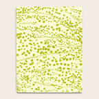 Abstract Ink Blot Strata Pattern in Wasabi Green Notebook Gallery Image 4