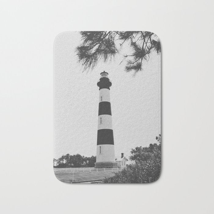 Bodie Island Lighthouse x Outer Banks Bath Mat Gallery Image 1