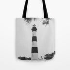 Bodie Island Lighthouse x Outer Banks Tote Bag Gallery Image 1