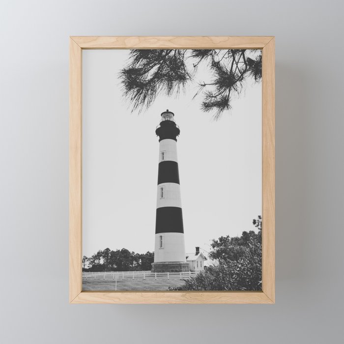 Bodie Island Lighthouse x Outer Banks Mini Art Print Gallery Image 1