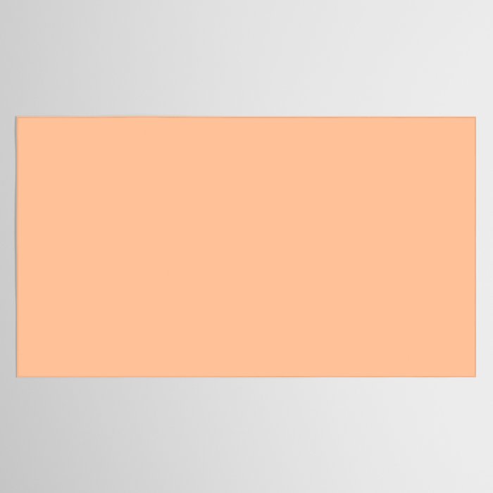 Peachy Apricot Solid Color Tablecloth Gallery Image 2