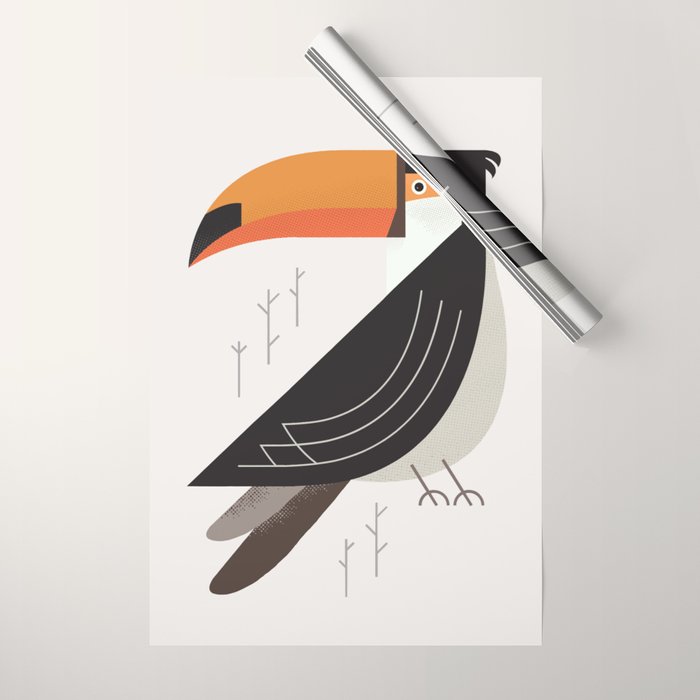 Toucan, Bird of South America Wrapping Paper Gallery Image 1