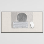 Texture Minimalist Paper Collage No.1 Desk Mat Gallery Image 1