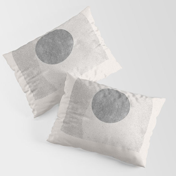 Texture Minimalist Paper Collage No.1 Pillow Sham Gallery Image 3