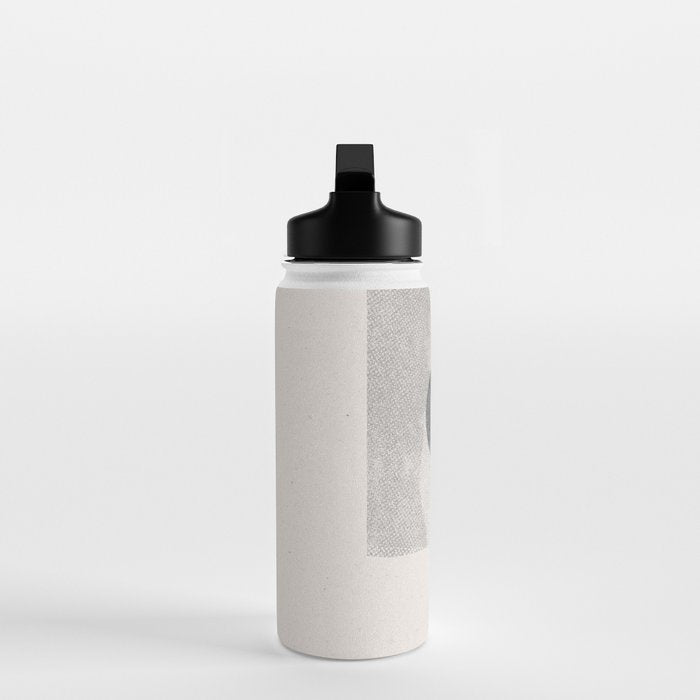 Texture Minimalist Paper Collage No.1 Water Bottle Gallery Image 3