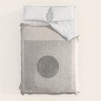 Texture Minimalist Paper Collage No.1 Comforter Gallery Image 6