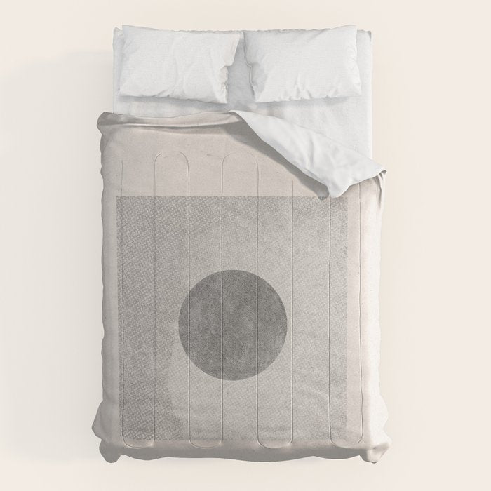 Texture Minimalist Paper Collage No.1 Comforter Gallery Image 6