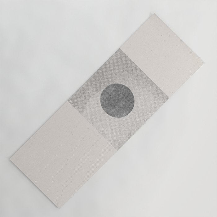 Texture Minimalist Paper Collage No.1 Yoga Mat Gallery Image 1