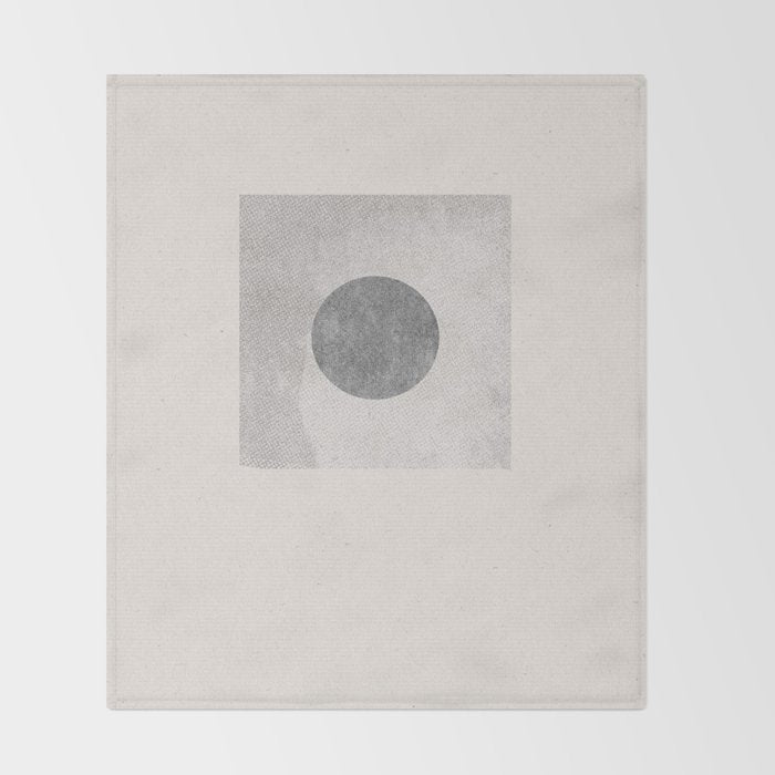 Texture Minimalist Paper Collage No.1 Throw Blanket Gallery Image 2