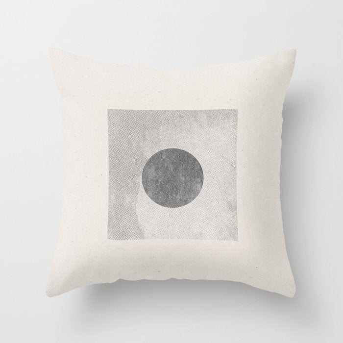 Texture Minimalist Paper Collage No.1 Throw Pillow Gallery Image 6